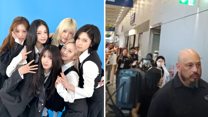 Ya están en Chile: Así fue la llegada de NMIXX al aeropuerto de Santiago previo a su show en Viña