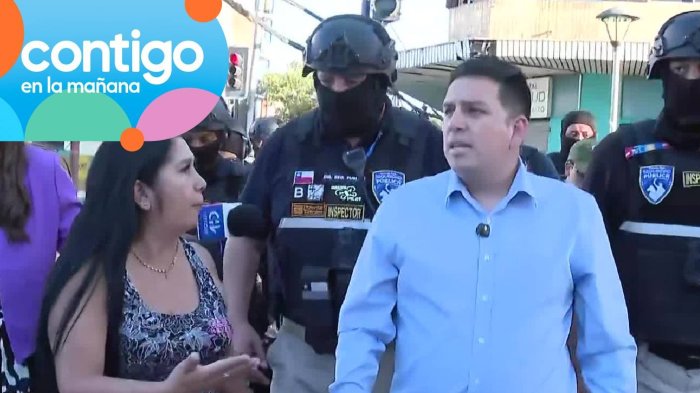 Comerciantes encararon al alcalde Matías Toledo por desalojo de Plaza Puente Alto: “No das la cara”