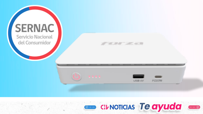 Atención: Sernac alerta sobre cargadores portátiles que podrían provocar incendio