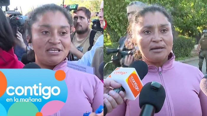 Dirigenta de toma Dignidad acusó que “vacaciones” de funcionarios no permitieron reubicarlos: “No estaríamos acá”