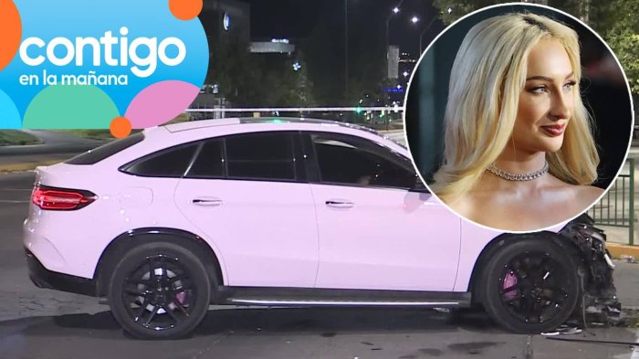 Fran Maira sigue detenida por atropello a motorista en Lo Barnechea: Afectado estaría fuera de riesgo vital