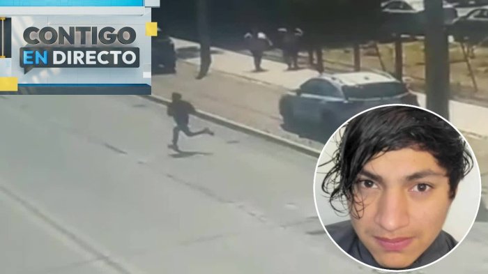 Imputado se fugó desde tribunal de Colina: Imágenes muestran la huida del reo por las calles