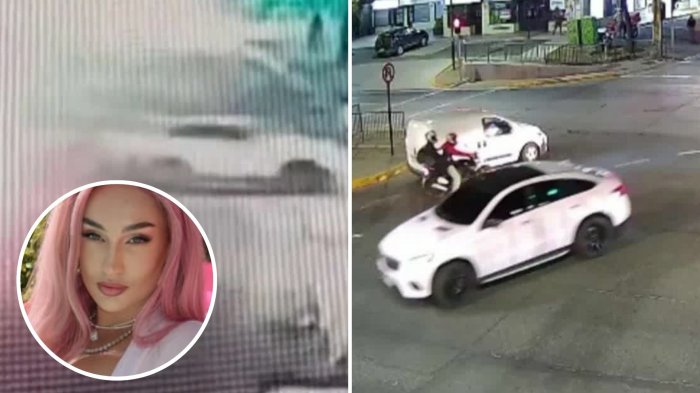 Cámaras de seguridad muestran el accidente vehicular que protagonizó Fran Maira: Será formalizada este miércoles