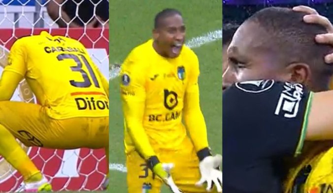 VIDEO | “Mi oportunidad”: Así rezó Omar Carabalí antes de cada penal en tanda de O'Higgins vs Bahía