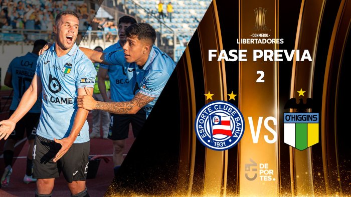 Bahía vs O'Higgins: Dónde verlo EN VIVO, ONLINE y GRATIS partido por Copa Libertadores