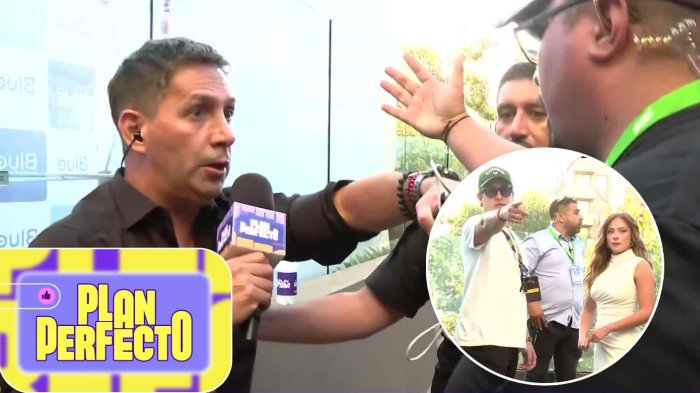 “¡No me pegues!”: Equipo de Plan Perfecto vivió momento de alta tensión en la previa a la coronación de Skar Labra