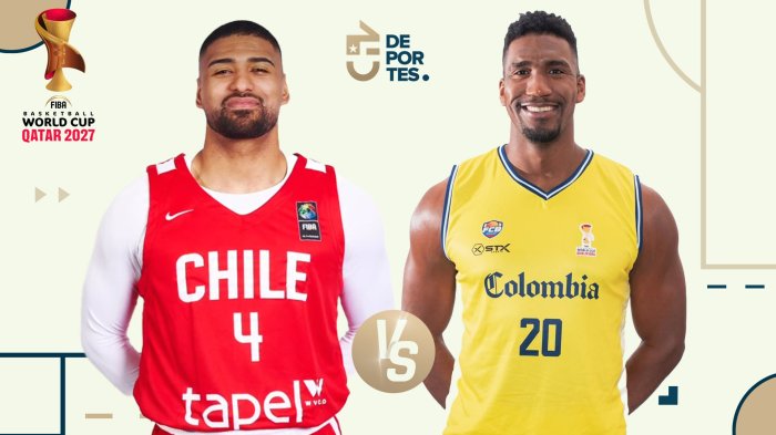 Chile vs Colombia: Dónde ver EN VIVO y ONLINE partido por Clasificatorias Mundial de Básquetbol