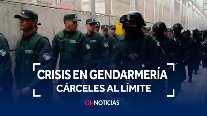 Fugas, sobrepoblación y crimen organizado: Crisis en Gendarmería por cárceles al límite