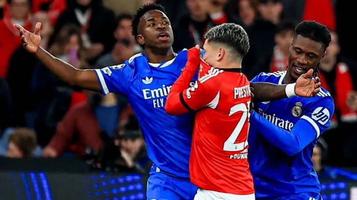 En Portugal aseguraron que Prestianni reconoció insulto racista a Vinicius: Benfica lo desmintió