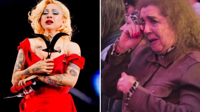 Registro inédito: Mamá de Mon Laferte rompió en llanto tras show de su hija en Viña 2026
