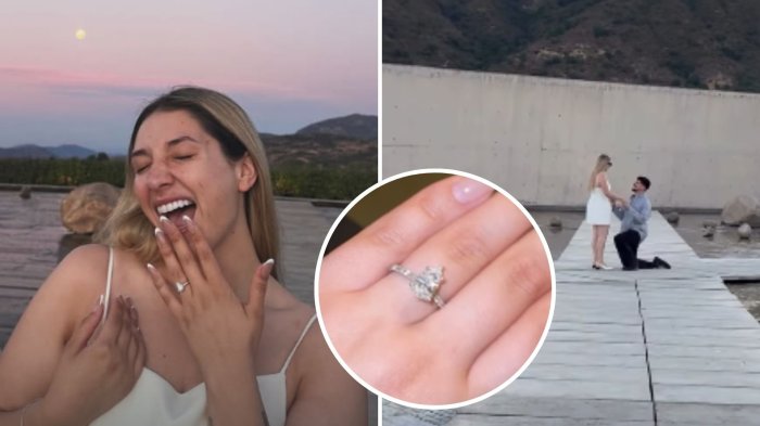 “Ahora sí, mi marido”: Matt Hunter le propuso matrimonio a Carla Inostroza con un diamante de dos kilates