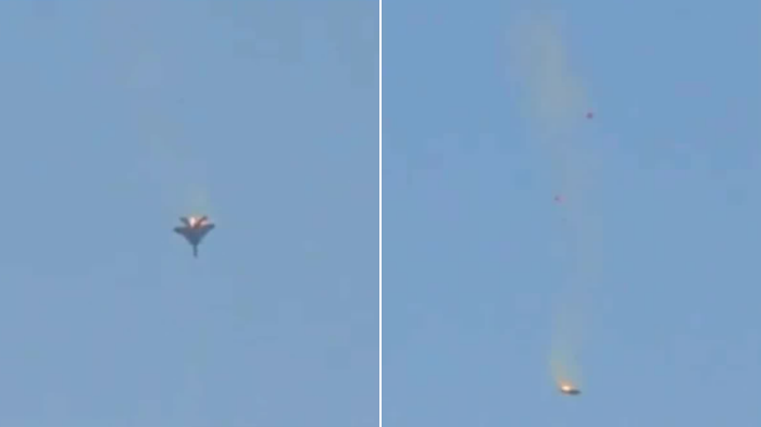 Sigue la tensión: Video capta momento exacto en que defensas iraníes derriban a avión militar estadounidense en Kuwait