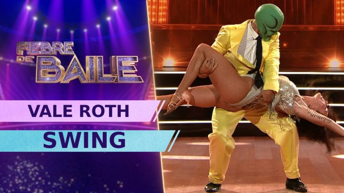 ¡Una coreografía de película! Vale Roth trajo toda la pasión de “La máscara” a Fiebre de Baile