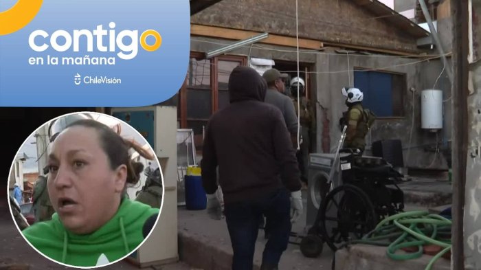 Operativo demuele presunta “narcocasa” en Peñalolén: Denuncian venta de drogas y balaceras