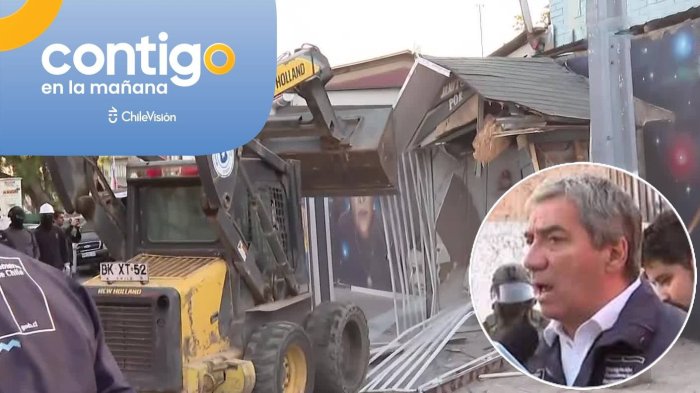 Retiran mausoleo que estaría vinculado al crimen organizado en Maipú: Tenía electricidad y canaletas