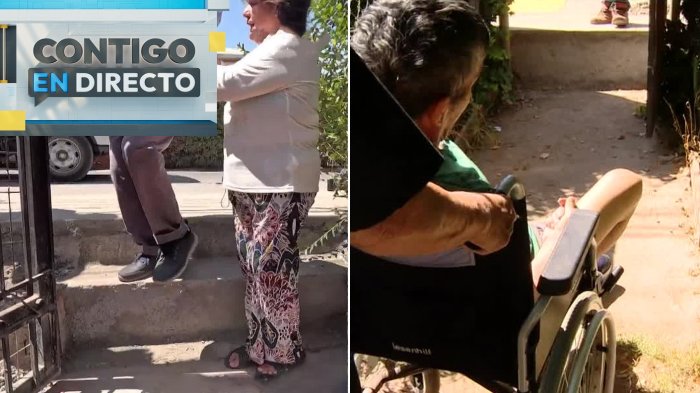 Adultos mayores perjudicados: Insólito desnivel en nueva vereda tiene “encerrados” a vecinos en Colina