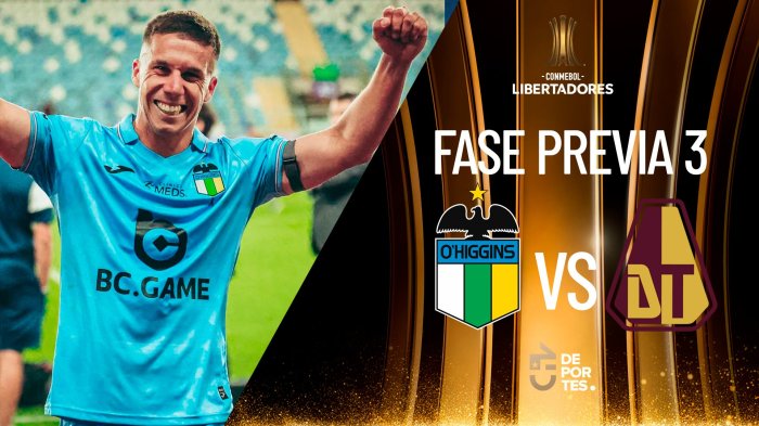O'Higgins vs Deportes Tolima: Dónde verlo EN VIVO, ONLINE y GRATIS partido Copa Libertadores