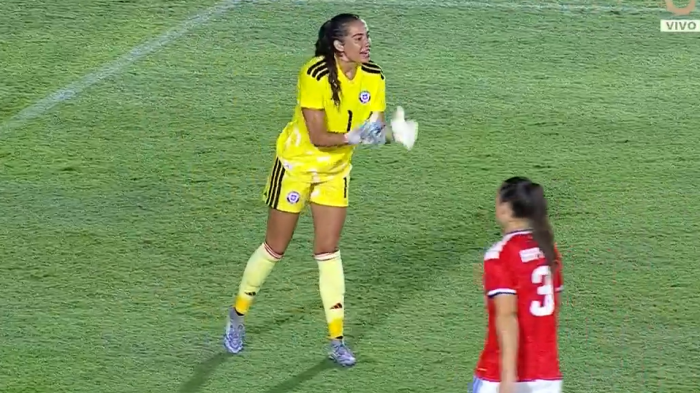 Siempre atenta: La gran atajada de Ryann Torrero en amistoso de La Roja Femenina vs Paraguay