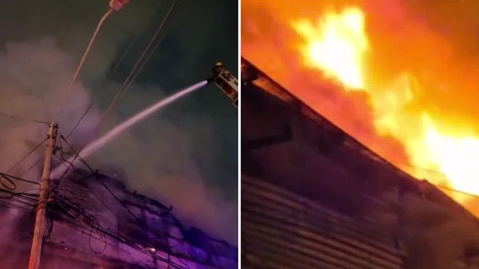 AHORA | Incendio afecta a la Zona Franca en Iquique: Hay 5 galpones consumidos
