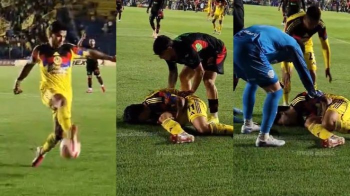 Salió en camilla y llorando: Víctor Dávila sufrió alarmante lesión en el América de México