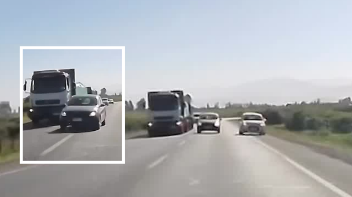 VIDEO | Autos quedaron frente a frente: viralizan impactante maniobra de adelantamiento en Ruta 5