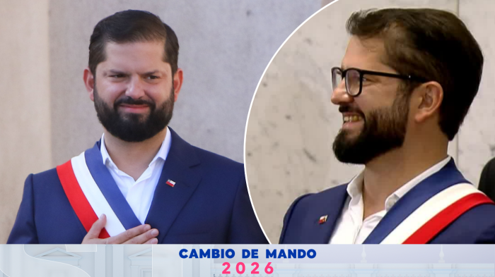 VIDEO | “Tío Gabriel”: El tierno momento que protagonizó sobrino de Boric en ceremonia del cambio de mando