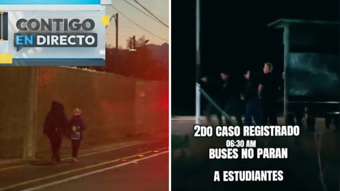 Retiro de buses deja a 60 estudiantes sin poder ir a clases en Lampa: Municipio acusa falta de recursos