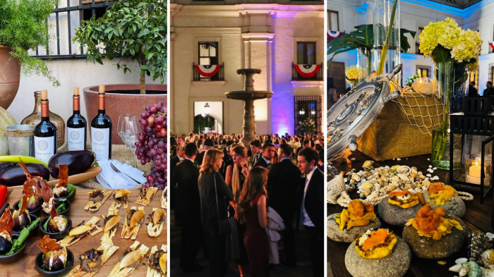 Ceviches y barra libre: Banquetera a cargo de fiesta en La Moneda publicó registros de la jornada