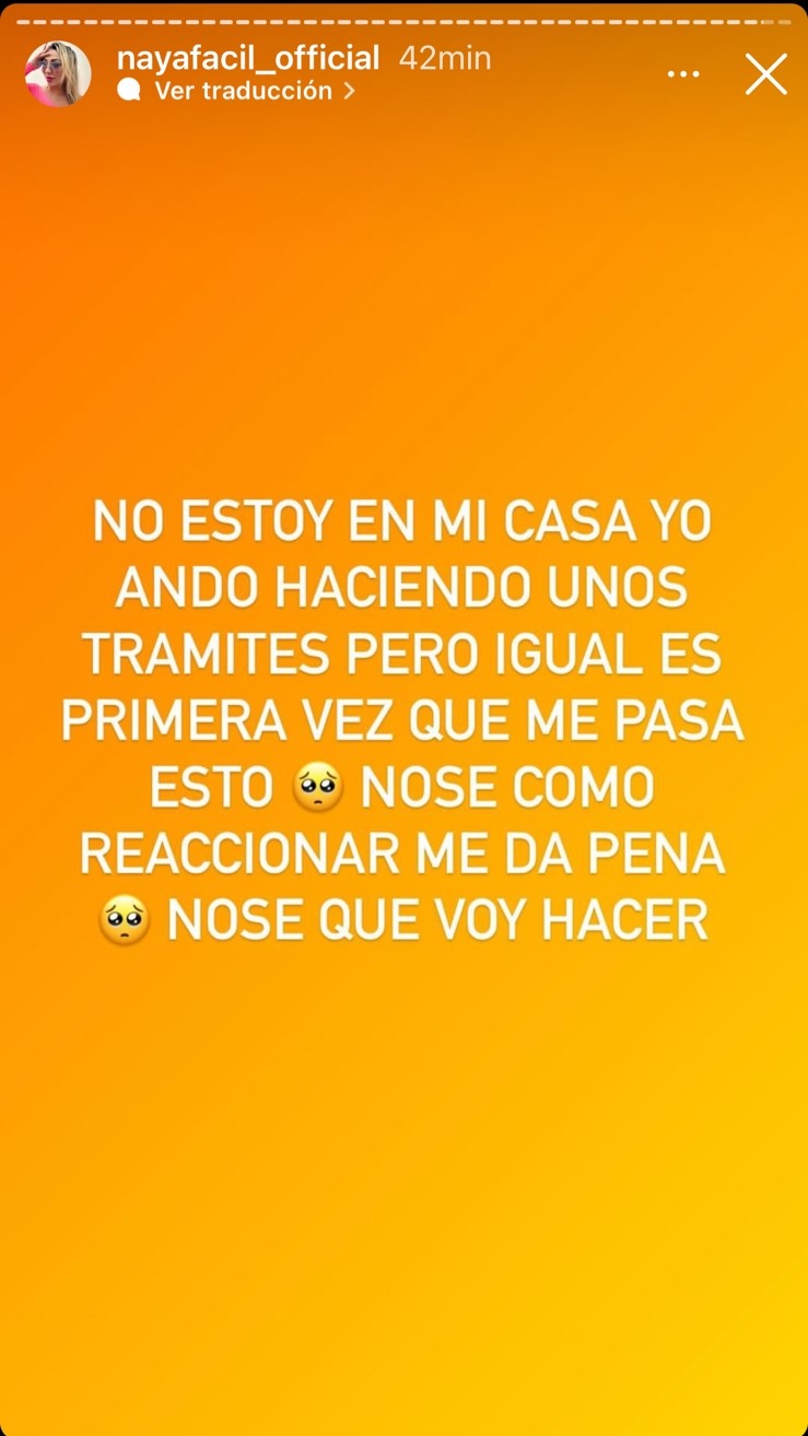 Historia de Naya Fácil. Fuente: Instagram (@nayafacil_official)