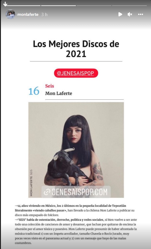 Instagram | Mon Laferte